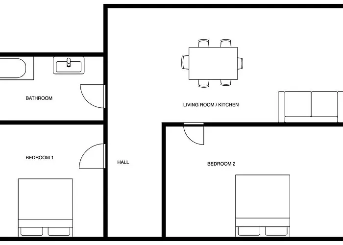 Brivibas Center Dzīvoklis Riga