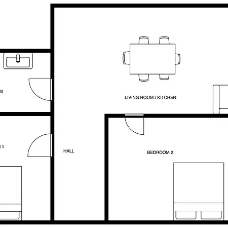 Brivibas Center Apartman Riga